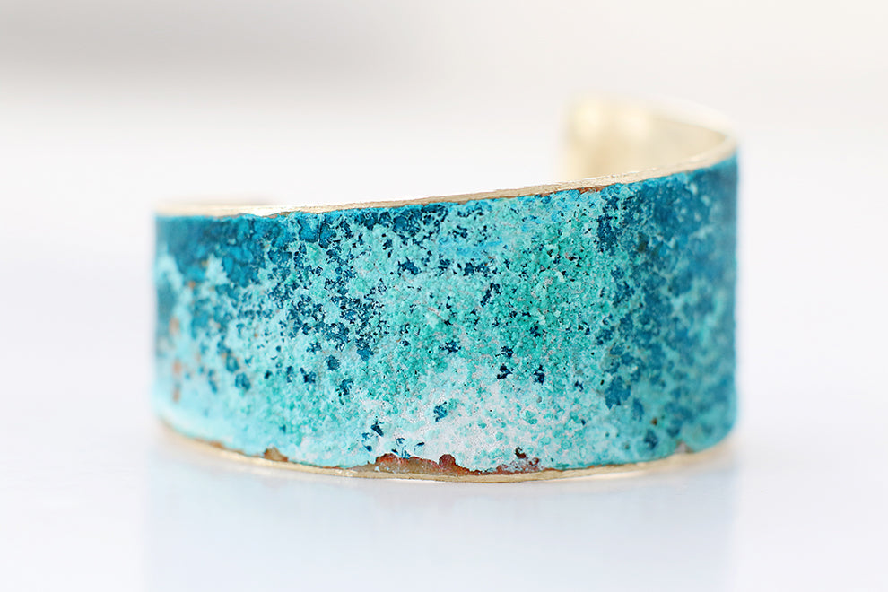 Asymmetrical Patina Cuff